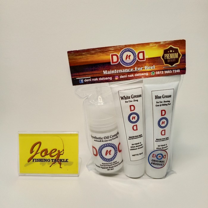 Oil and Grease DND Deni Nak Daloeng Service Reel Pancing Oli Dan Gemuk