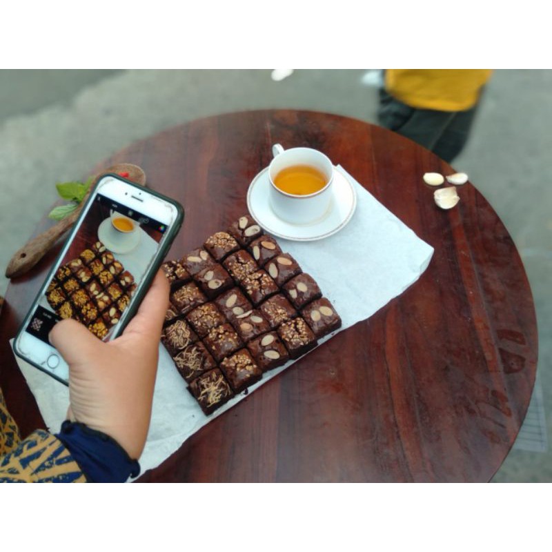 

Brownies Shinny Crust ( Brownies Panggang )