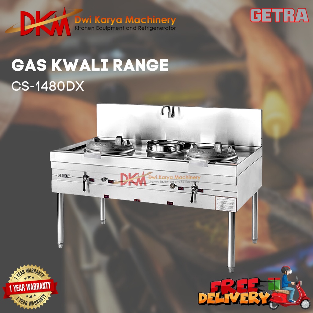 GAS KWALI RANGE GETRA CS-1480 DX