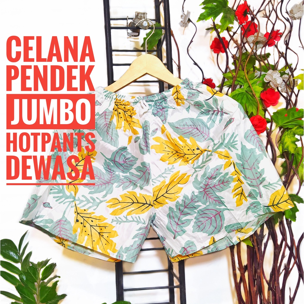 Hot Pants Jumbo Celana Pendek Wanita Santai