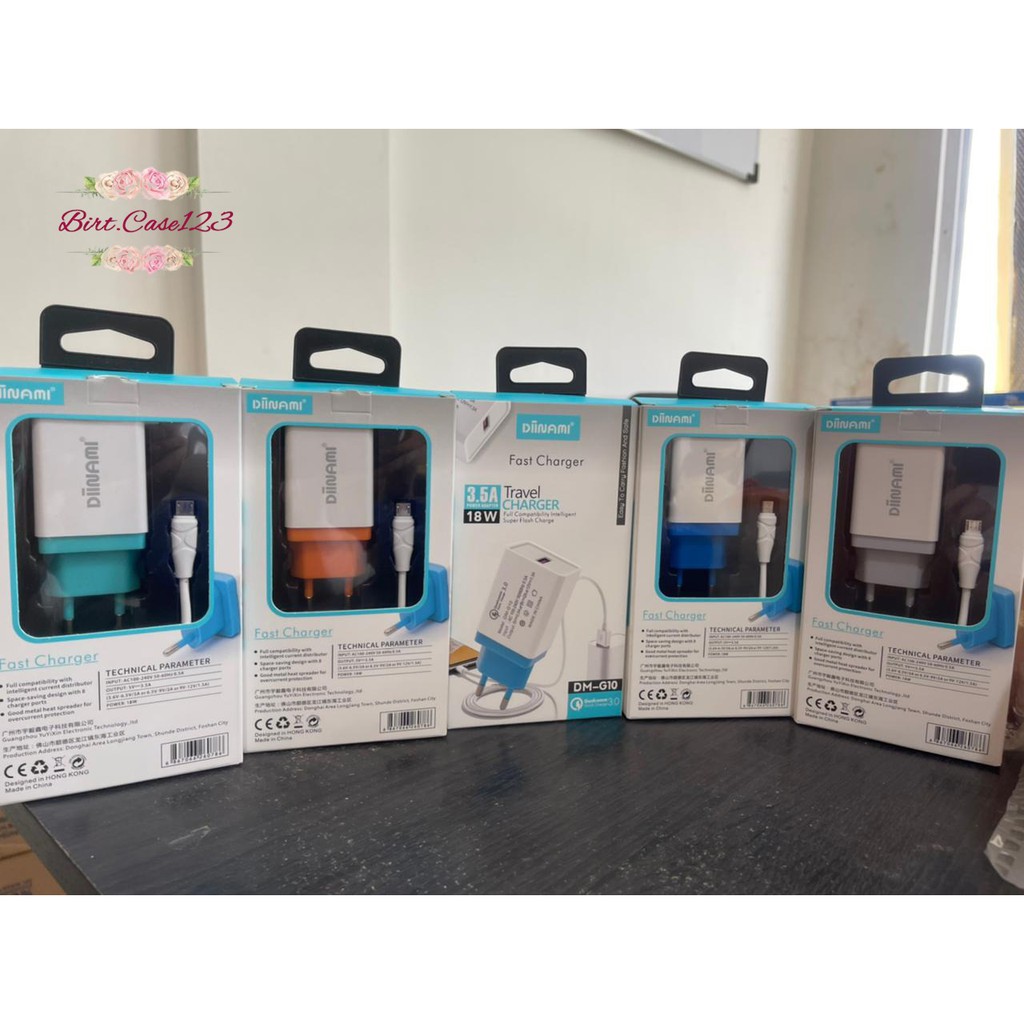 BM057 G10 Cashan charger DIINAMI 3Amper 18wat MicroUsb Samsung oppo Vivo xiaomi realme FastCharging BC2851