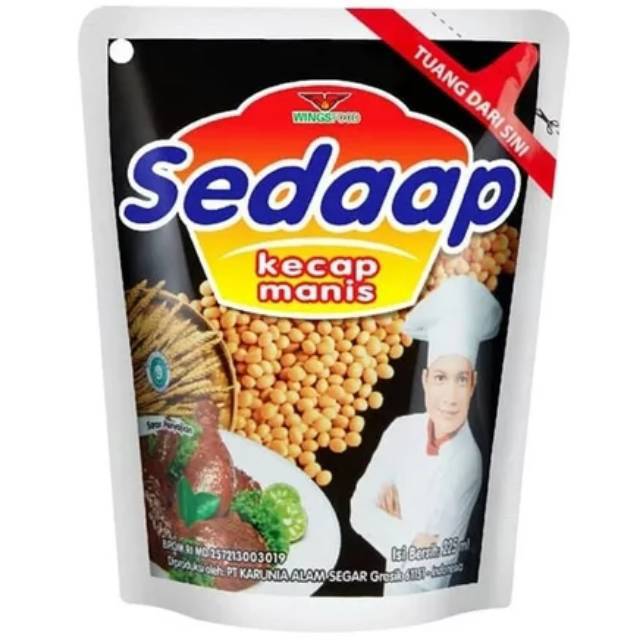 

Kecap manis sedap refill 210ml sedaap