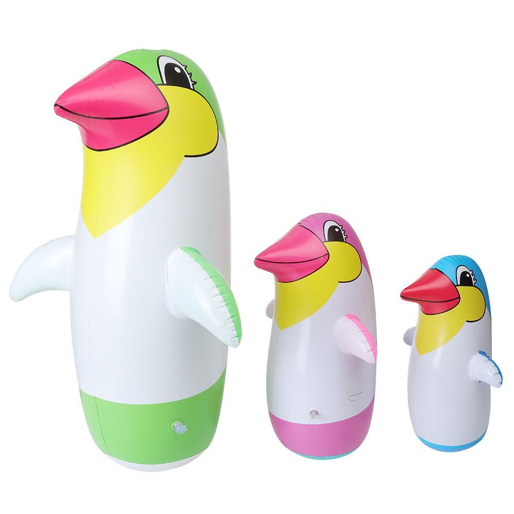 R-flower 2Pcs / Set Mainan Penguin Tiup Bahan PVC Ukuran 36cm / 45cm / 70cm Untuk Anak