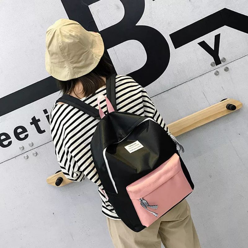 NF Wey - Ransel backpack tas sekolah tas fashion korea lokal-3