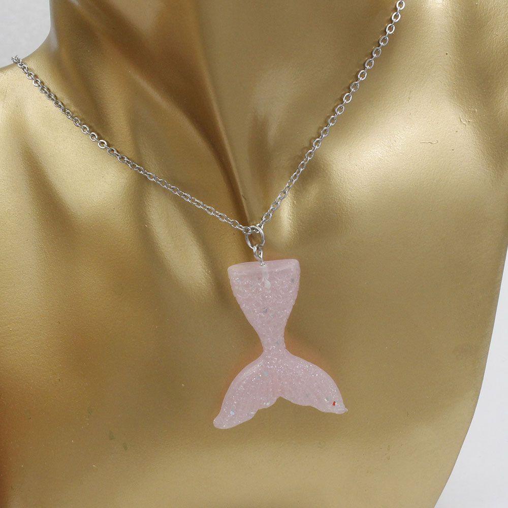 Kalung Rantai Kaitan LILY Beauty Mermaid Alloy Stainless steel