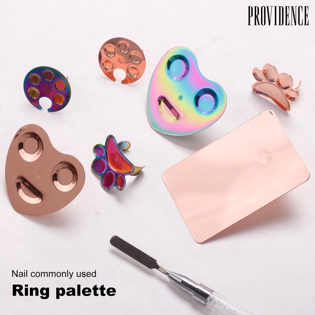 Providence Cincin Palet Display Warna Kutek Multifungsi Untuk Manicure / Nail Art