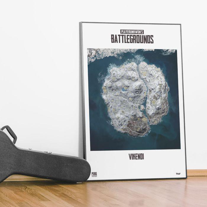 

POSTER PETA PUBG PAKET LENGKAP (4 MAP) LIMITED - UKURAN A3