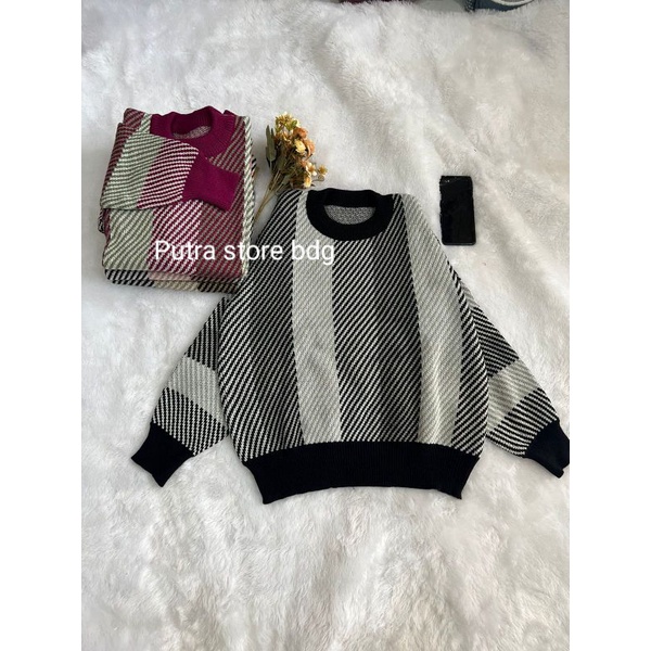 SERA SWEATER BLOUSE/ATASAN RAJUT WANITA