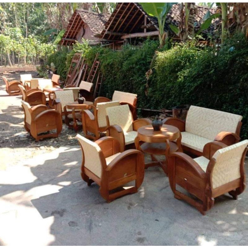 Kursi tamu sedan jadul kursi tamu klasik kayu jati