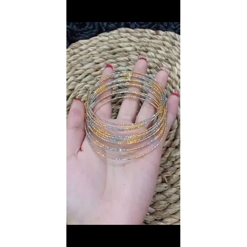 Gelang Keroncong Mix Silver dan gold
