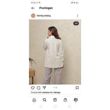 billie shirt color antique white wearing klamby