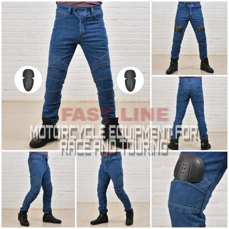 CELANA TOURING JEANS PROTECTOR CELANA MOTOR DENIM PREMIUM