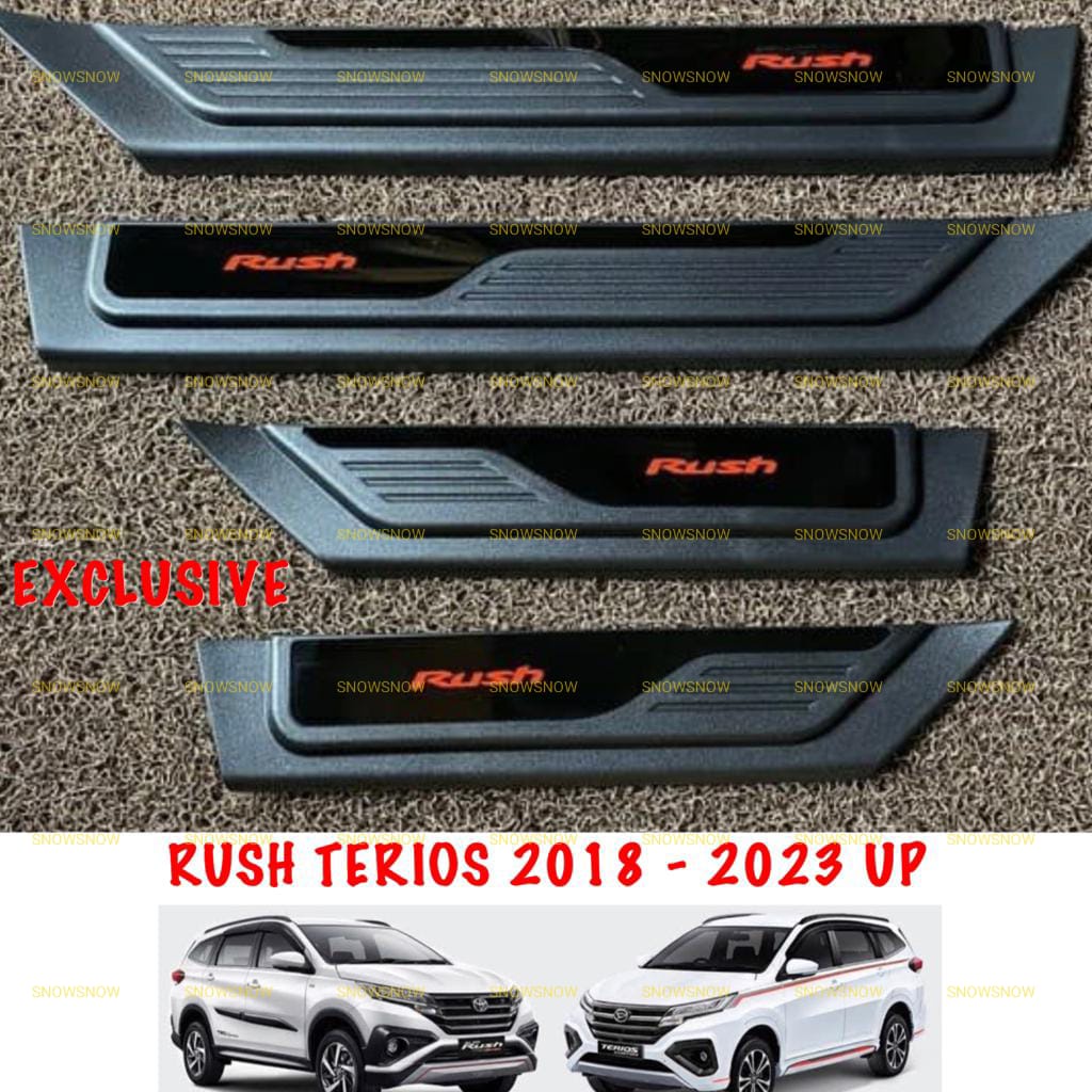 Sillplate Samping All New Rush Terios 2018 2020 2022 2023 GR SPORT Exclusive Merah