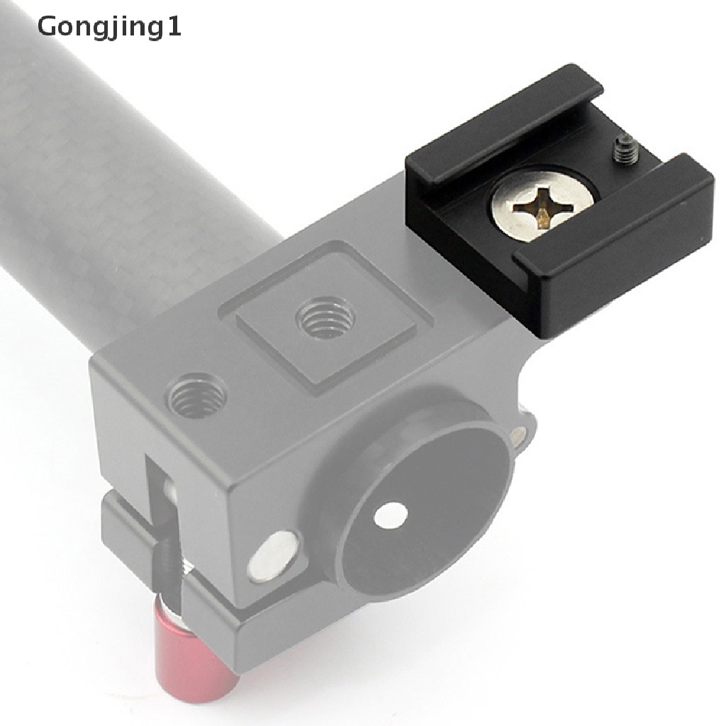 Gongjing1 Adapter Cold Shoe Mount Holder Lampu Flashmic Untuk Kamera