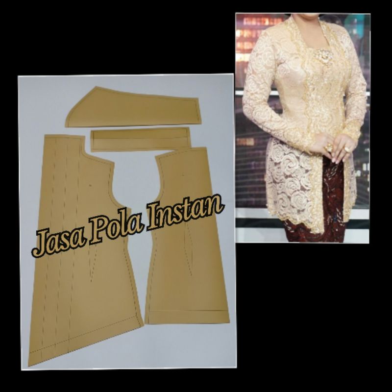 pola kebaya kutubaru