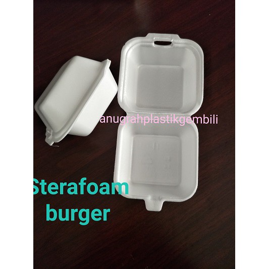 

Sterafoam burger foam gabus burger