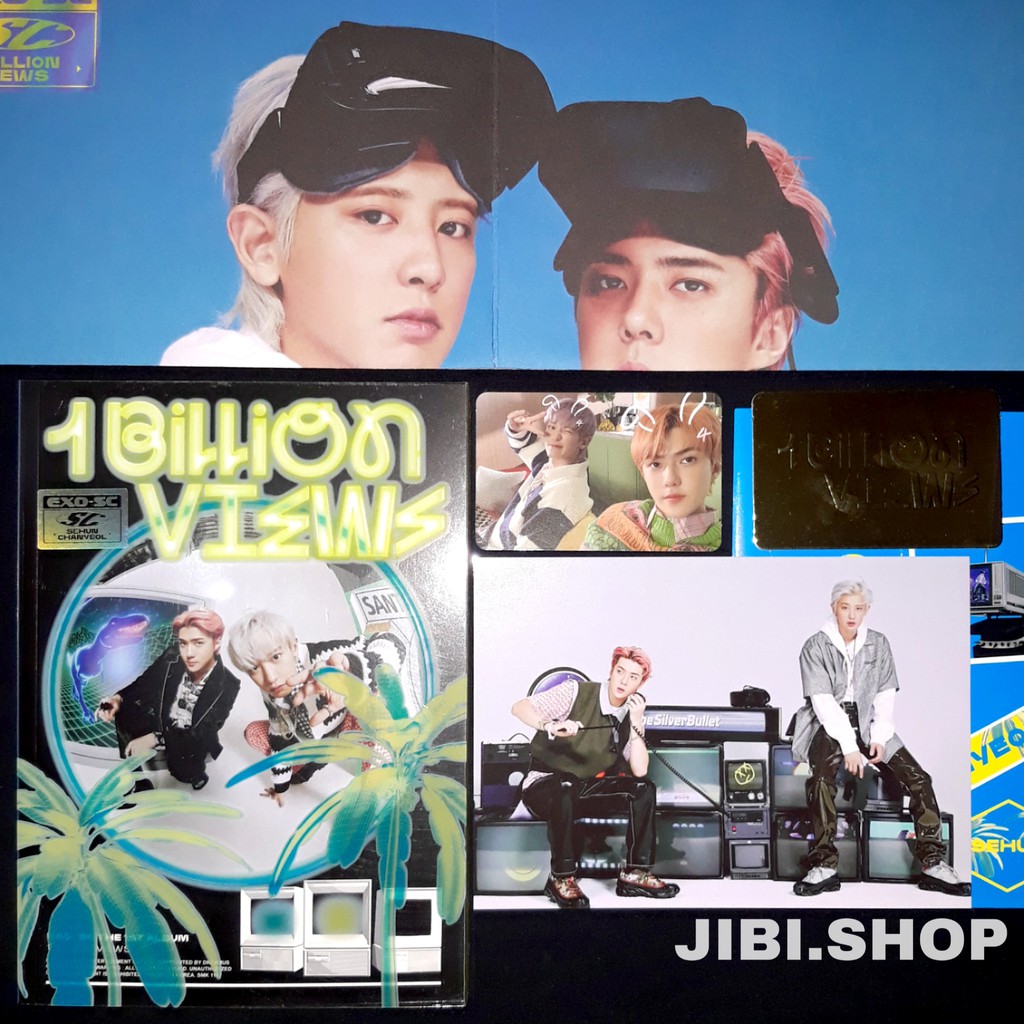 [sharing] exo-sc sehun chanyeol 1 billion views official album photocard pc poster postcard exo sc