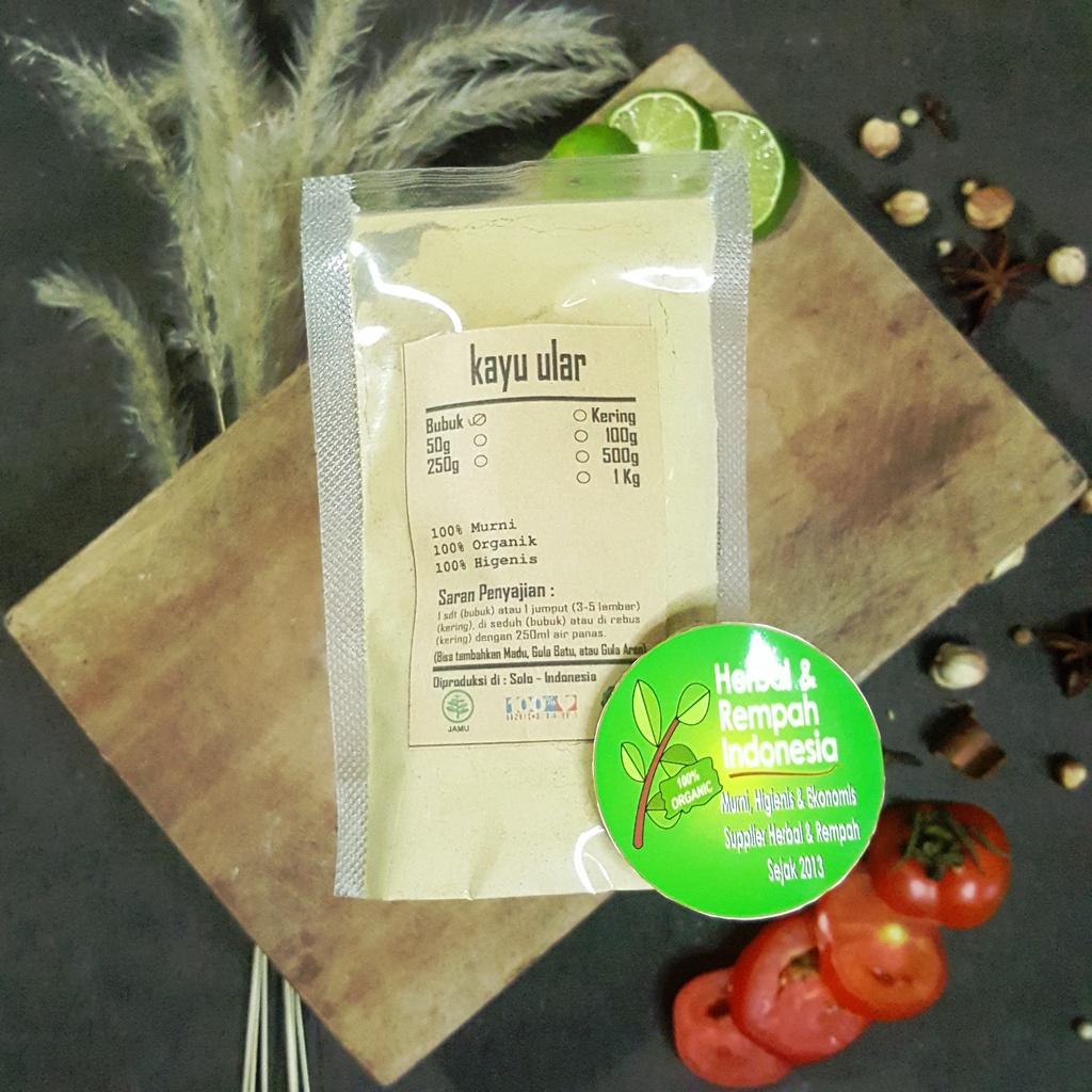 

Kayu Ular Bubuk - 50 GR / REMPAH / JSR / 100% MURNI