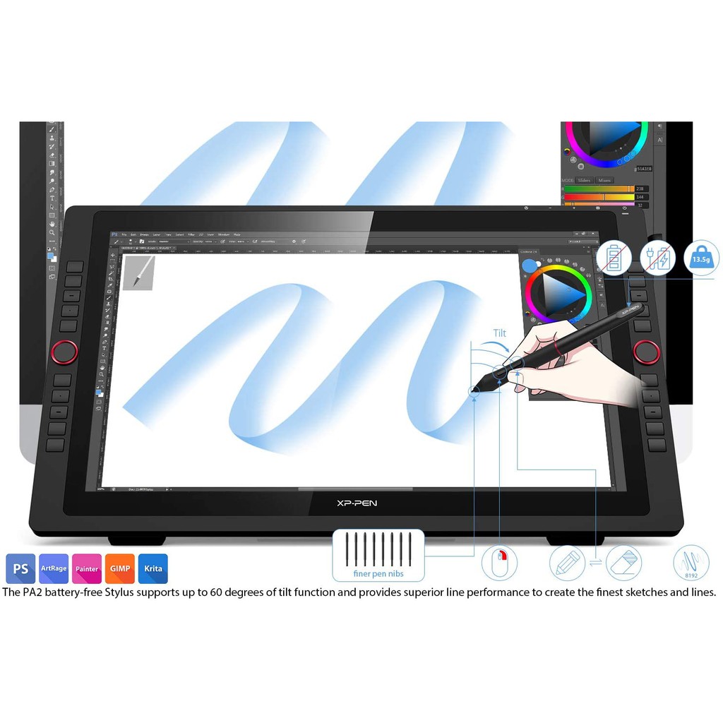 XP Pen artist 22R Pro 22 R PRO display pen tablet garansi 2 tahun