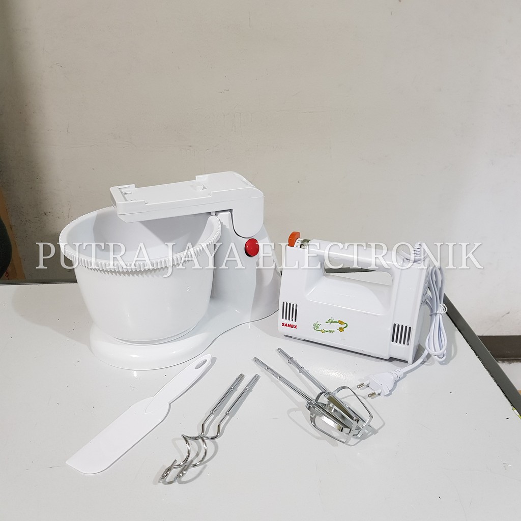 MIXER COM SANEX MC 1508 DENGAN MANGKOK PUTAR ADONAN ROTI