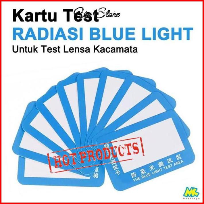 Ms Kartu Test Kacamata Anti Radiasi Blue Light KOMPLIT Kode 153