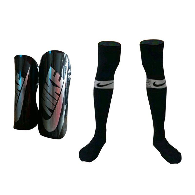 Paket Deker  Dan Kaos Kaki Bola Panjang | Set Shin Guard Kaos Kaki Bola Futsal