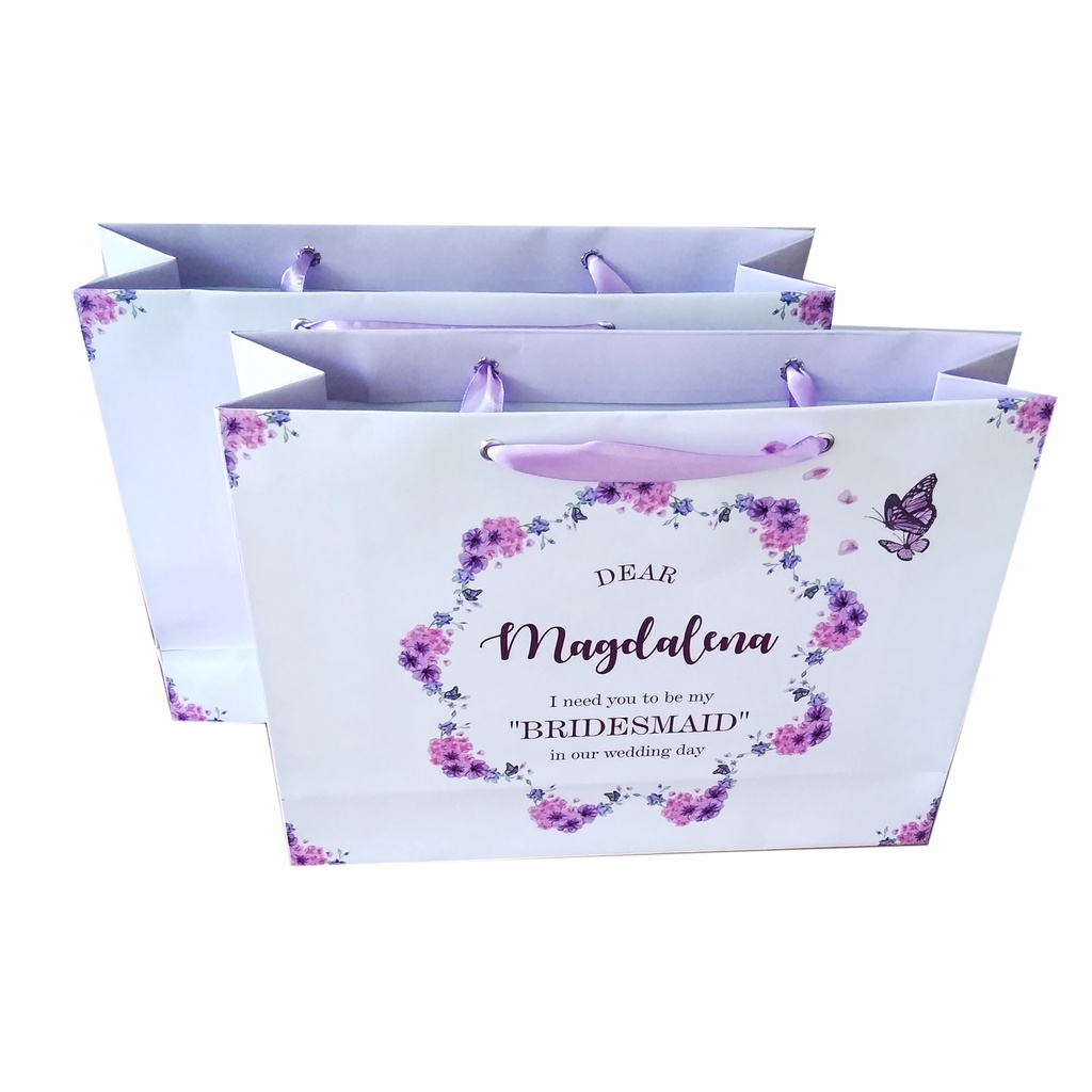 

Paperbag bridesmaid/ Paperbag murah/ Paperbag