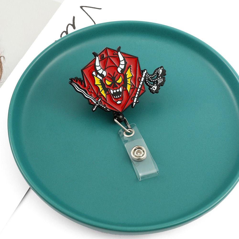 Mxbeauty Retractable Badge Reel Perlengkapan Sekolah Rumah Sakit Dada Kartu Kimetsu No Yaiba ID Lanyard Demon Slayer Perawat Badge Holder