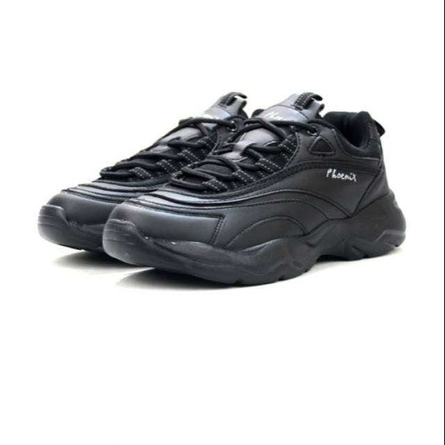 SEPATU CASUAL PHOENIX KELANI ALL BLACK