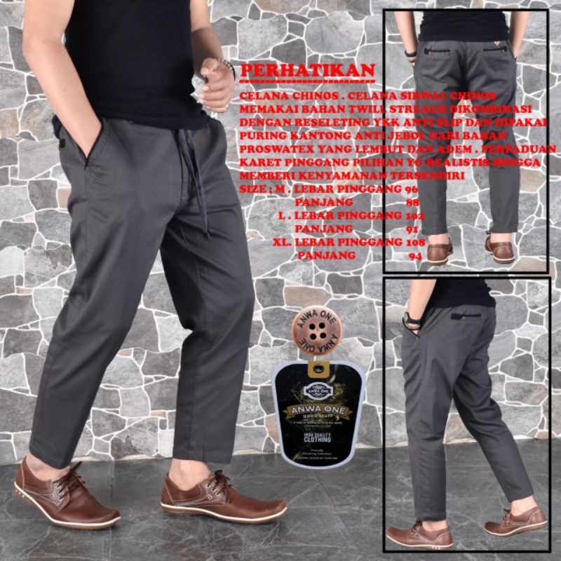 [BISA COD]CHINO SHIRWAL CELANA MUSLIM PRIA