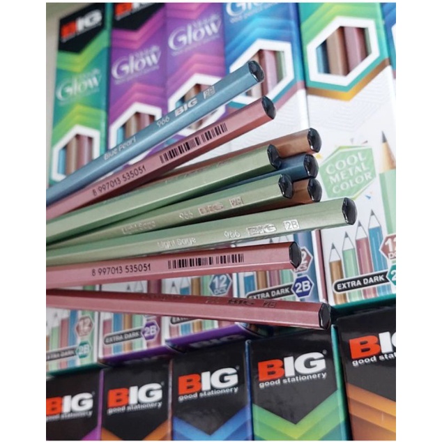 

Pensil 2B 966 Metallic Glow Big