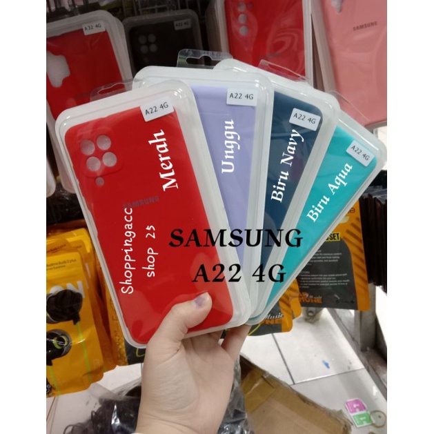 SAMSUNG A22 4G SILIKON CASE SOFT CASE MACARON