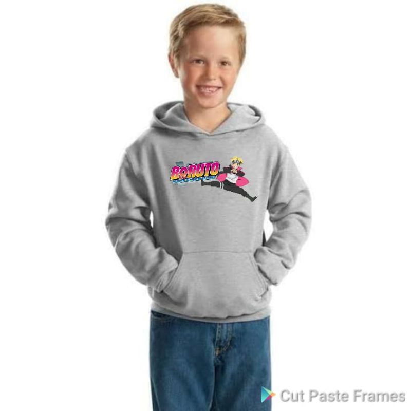 JAKET HOODIE ANAK BORUTO