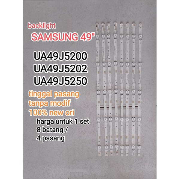 Backlight samsung 49 inch UA 49J5200AK UA 49J5202Ak UA 49J5250AK