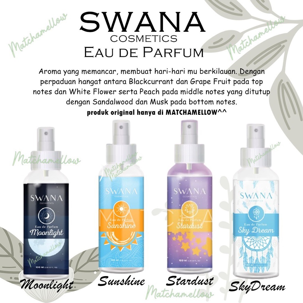 ❄️MATCHA❄️ SWANA EAU DE PARFUME 100ML / PARFUM SWANA ORIGINAL