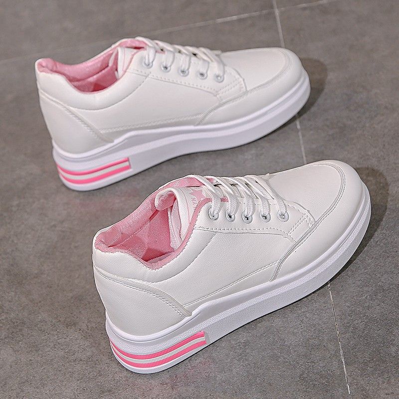DNY Sepatu Sneaker Perempuan Fashion Sepatu Olahraga Outdoor import 0053-B2 Pink