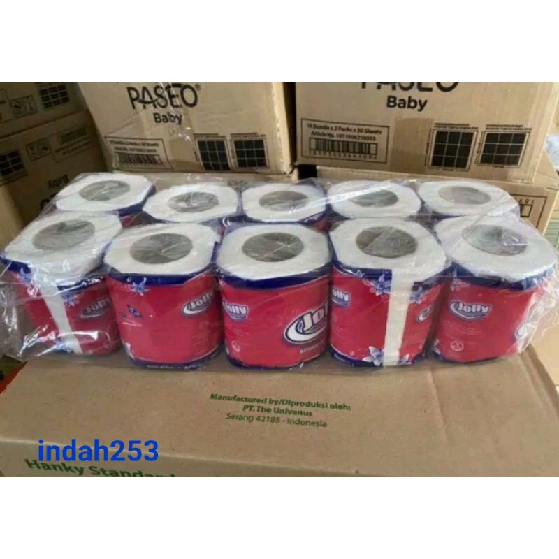 JOLLY BATHROOM TISSUE TOILET ISI 10 ROLL X 200'S