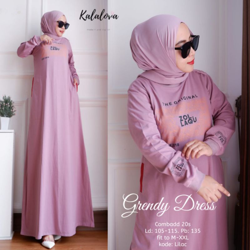 Grendy Maxy Ori Kalalova Pakaian Wanita Dress Gamis Surakarta Solo
