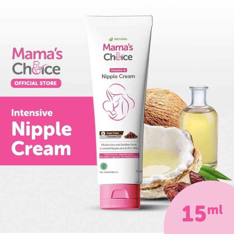 Mama's Choice Intensive Nipple Cream (Krim Puting Halal dan Food Grade - Aman untuk Bayi)