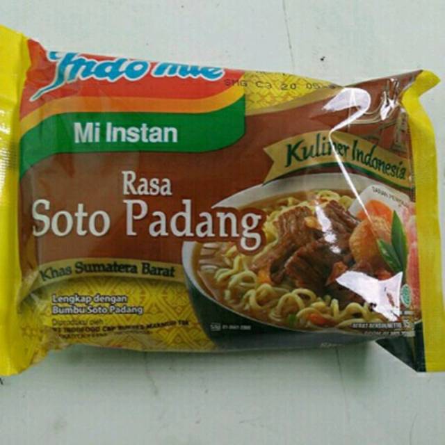 

Mie Indomie Rasa Soto Padang