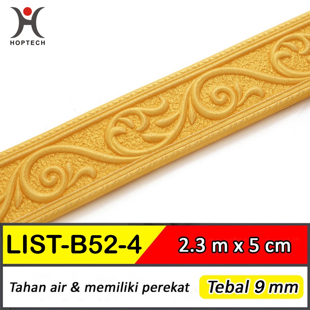 Wall Border List / Wallborder Foam 3D /Walpaper List Foam Stiker Dinding / List dinding 3D 2.3 Meter-LIST B52-4
