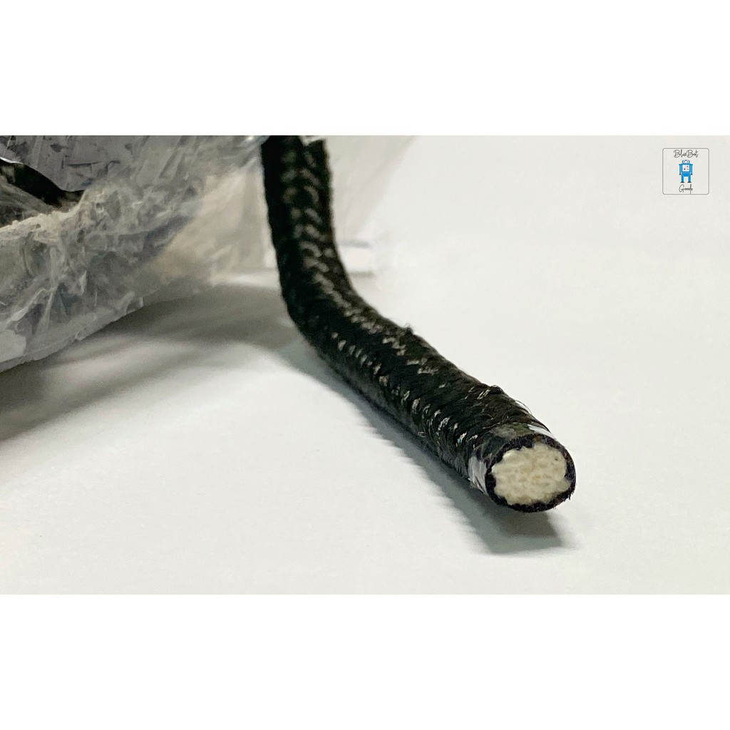 SALE Tali Kepang Sumbu 1cm Merek:Flower basket Hitam/roll (45Meter)