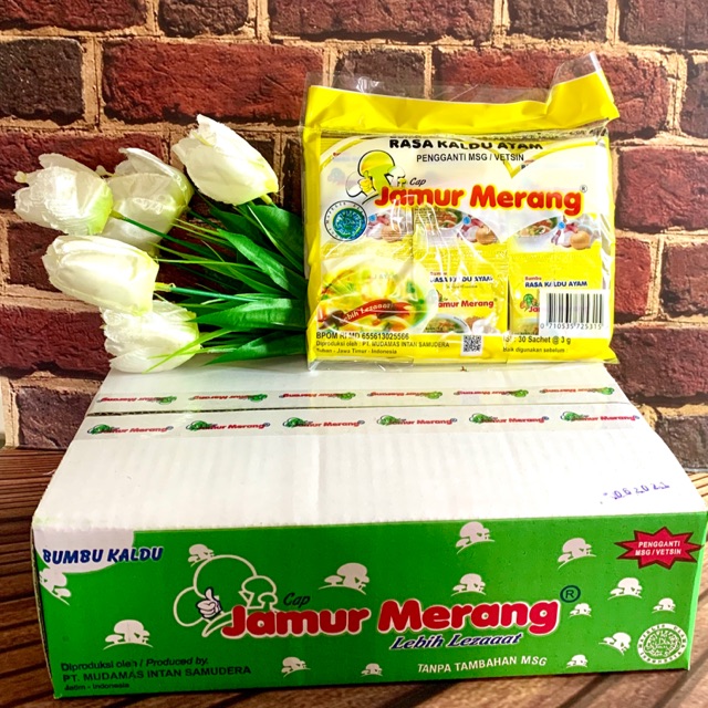 Jual Kaldu Jamur Merang Rasa Ayam 1 Pak 30 Sachet Shopee Indonesia