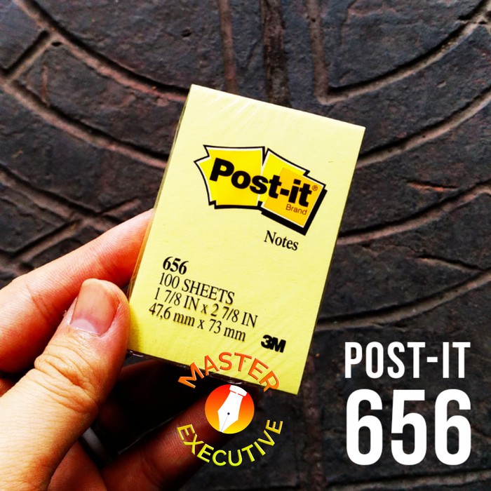 

Dijual 3M Post-it Notes 656 Canary Yellow U.S.A - 47.6 mm x 73 mm 3M-4 Berkualitas