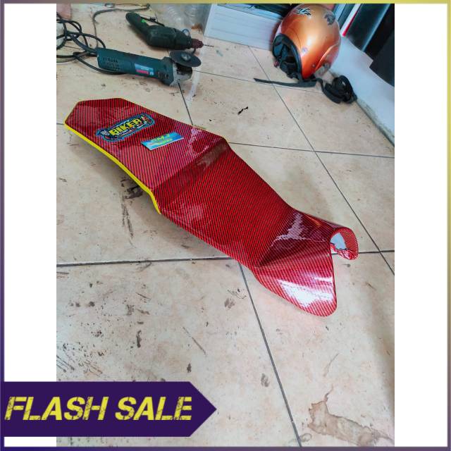 MODIFIKASI JOK MOTOR VIXION OLD BODY NEW JOK SLIM BIKER KARBON JOK KONTES CUSTOM