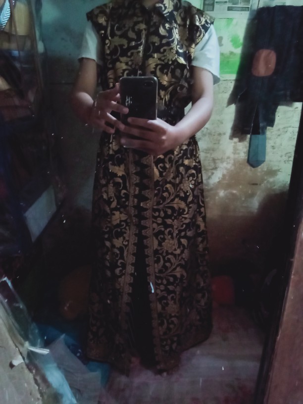 Batik Couple Keluarga Sania Ruffle Ori Ndoro Jowi Dnt Prada Bakung