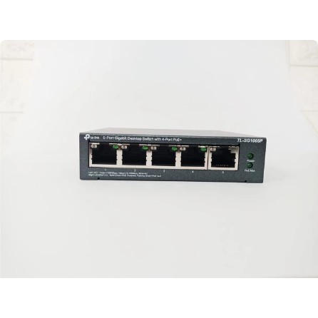 Desktop Switch TP Link TL-SG1005P 5Port Gigabit-TL SG1005P 4Port PoE+