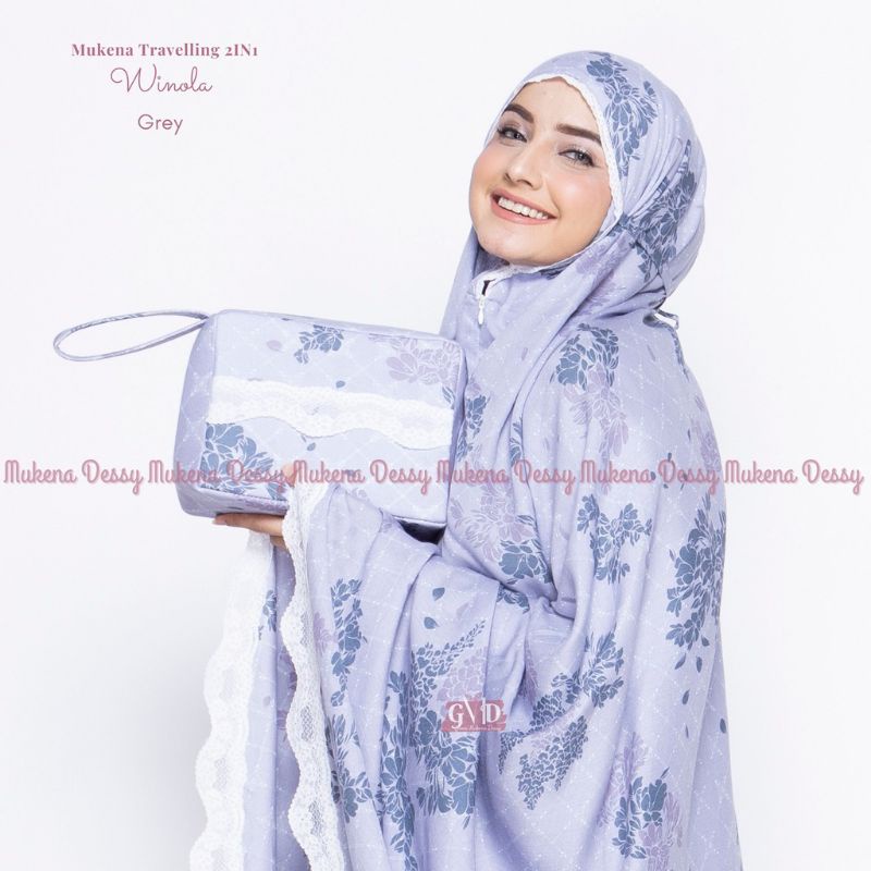 Mukena Dewasa Rayon Travelling 2IN1 Winola