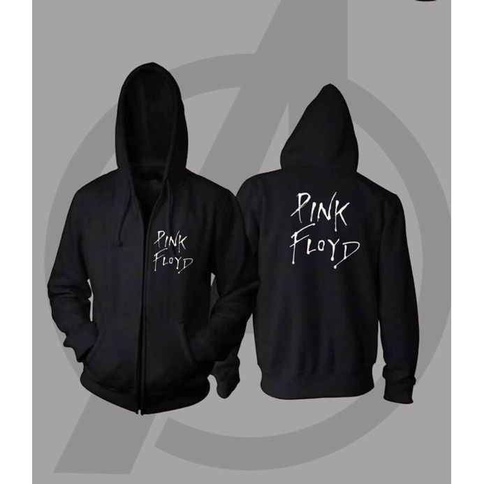 Jaket Sweater Hoodie Zipper - Pink Floyd