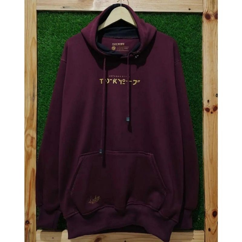 HODIE PRIA KATUN ORIGINAL HOODIE DISTRO MR.DEE KACHIOS MAROON LIST JAPANESE STYLE TOKYO HUDI UNISEX TERLARIS HODI MURAH